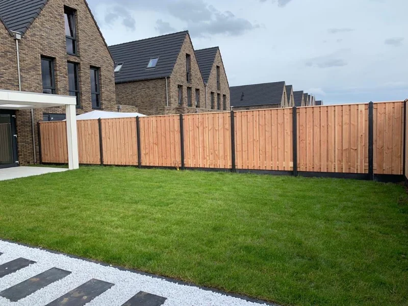 Zdjęcie - ogrodzenia drewniane z oddali